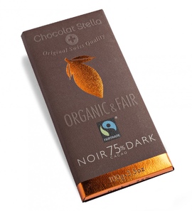 Chocolat Stella "75% Dark" Organic & Fair Trade